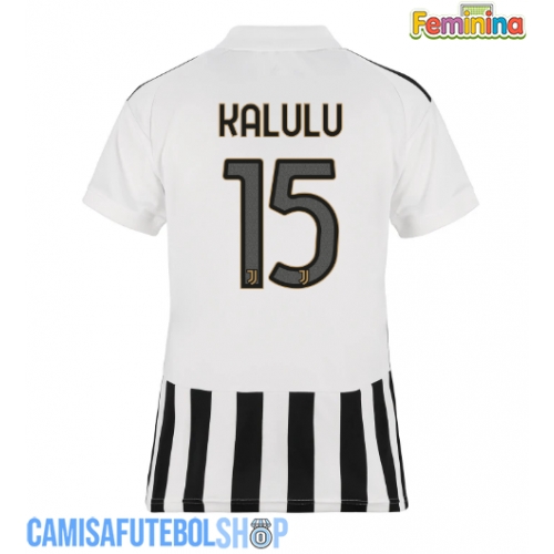 Camisa de time de futebol Juventus Pierre Kalulu #15 Replicas 1º Equipamento Feminina 2026-27 Manga Curta